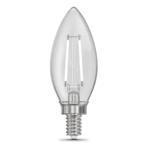 10W (100W Replacement) Soft White (2700K) B10 Shape (E12 Base) Torpedo White Filament Bulb (3-Pack)
