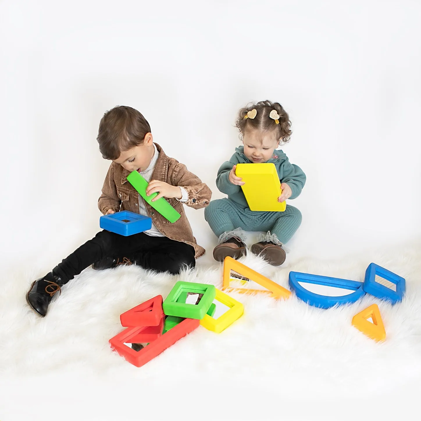 11 Soft Foam Mirrors for Sensory