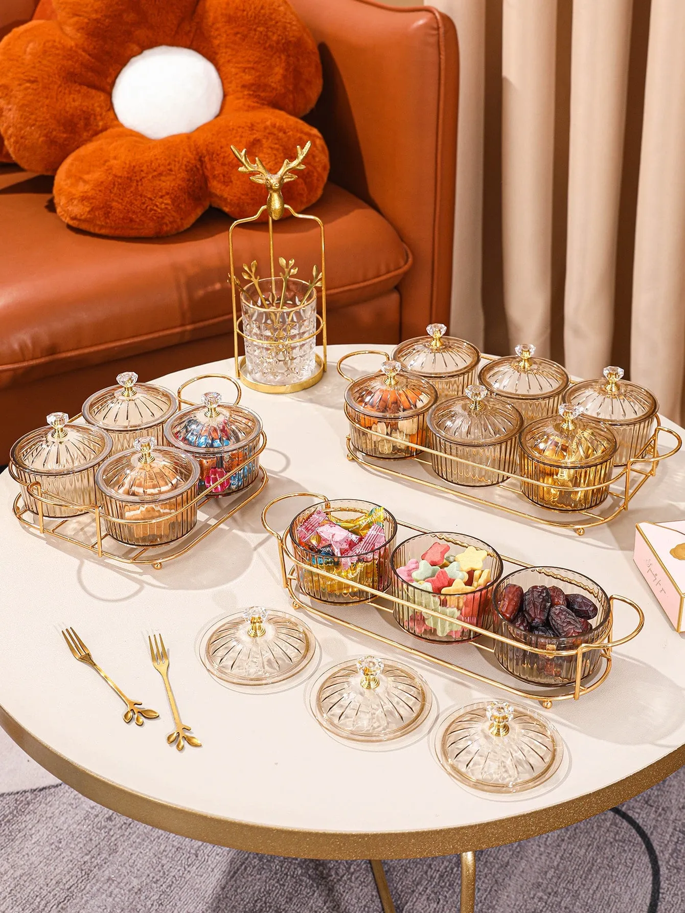 1pc Minimalist Tray With Storage Box