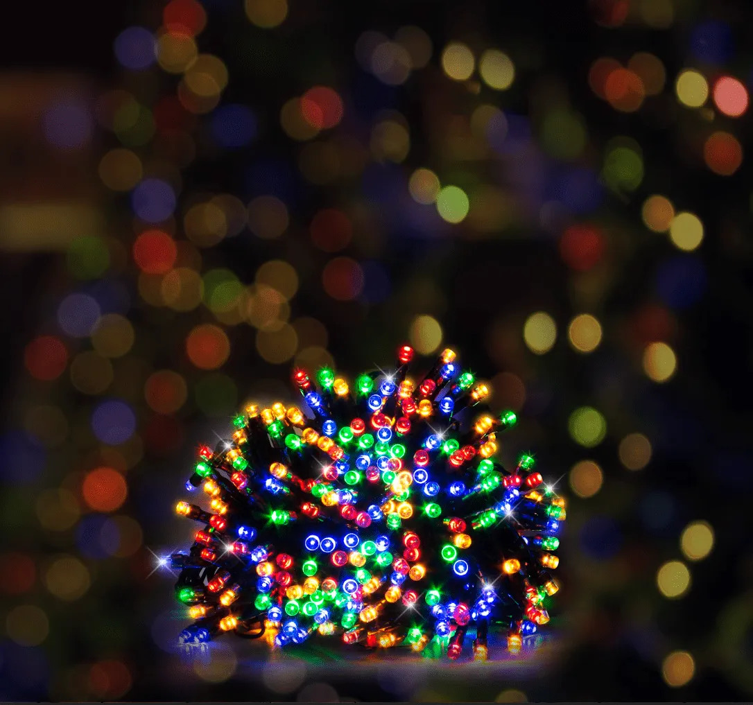 400 LED Flashing Multicolour Lights