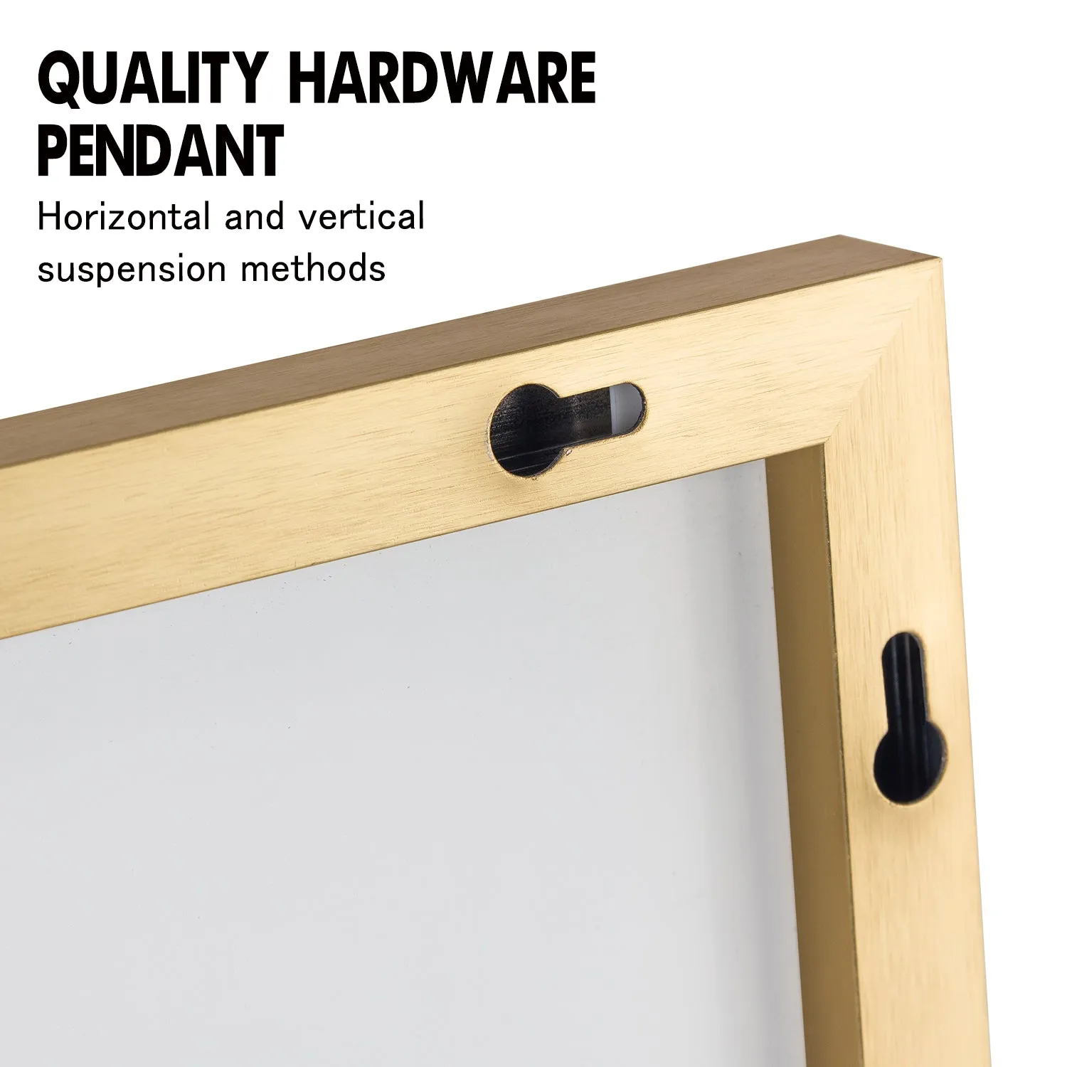 47-in H x 15-in W Metal Framed Full Length Standing Mirror