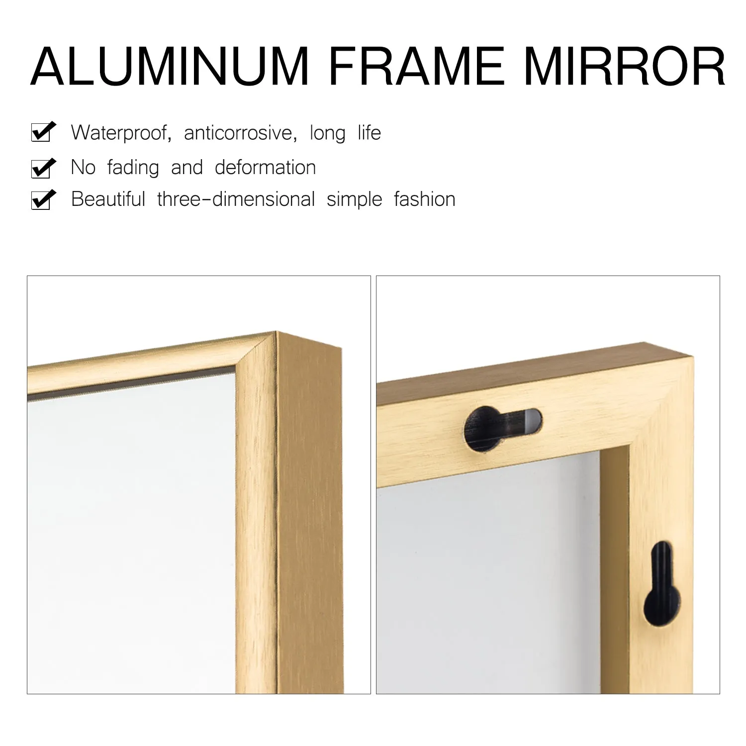 47-in H x 21-in W Wall Mirror