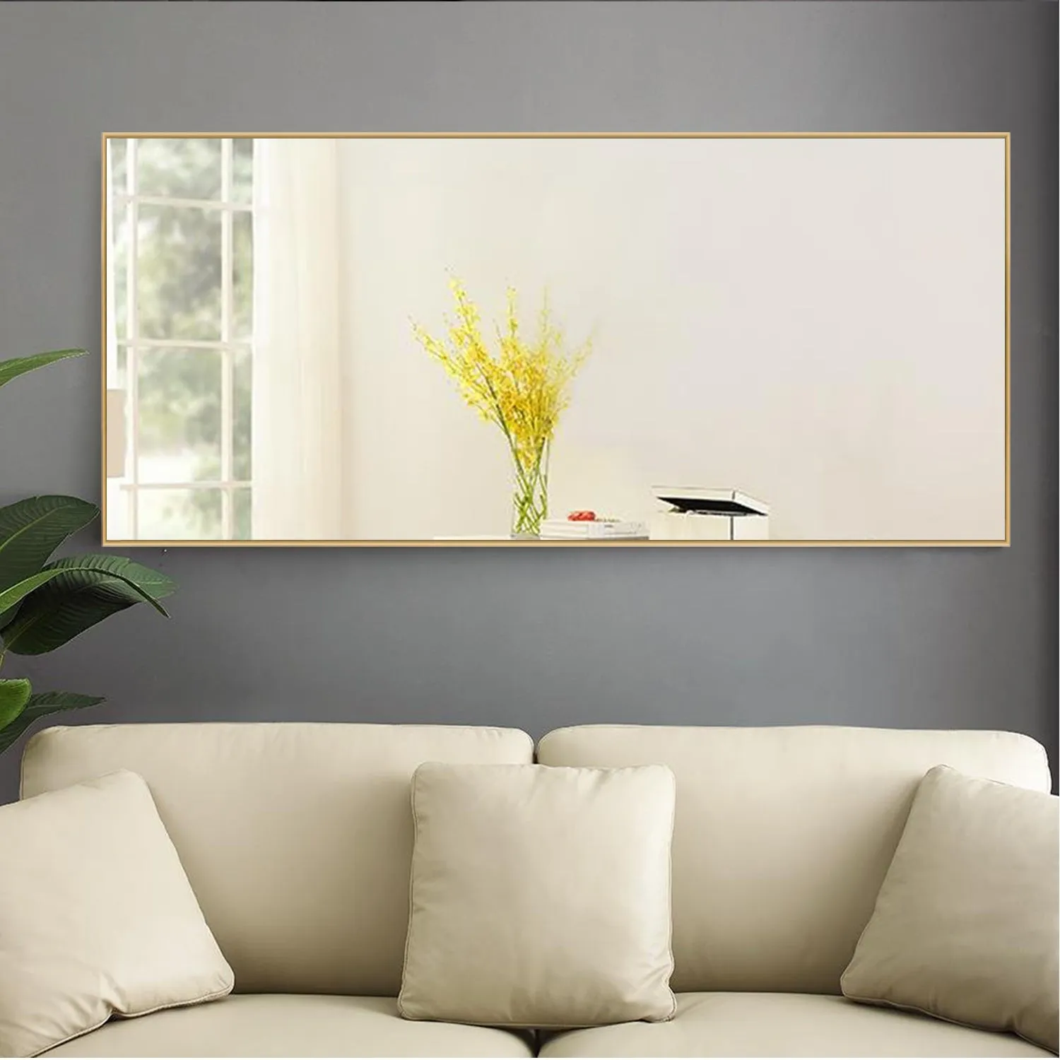 47-in H x 21-in W Wall Mirror