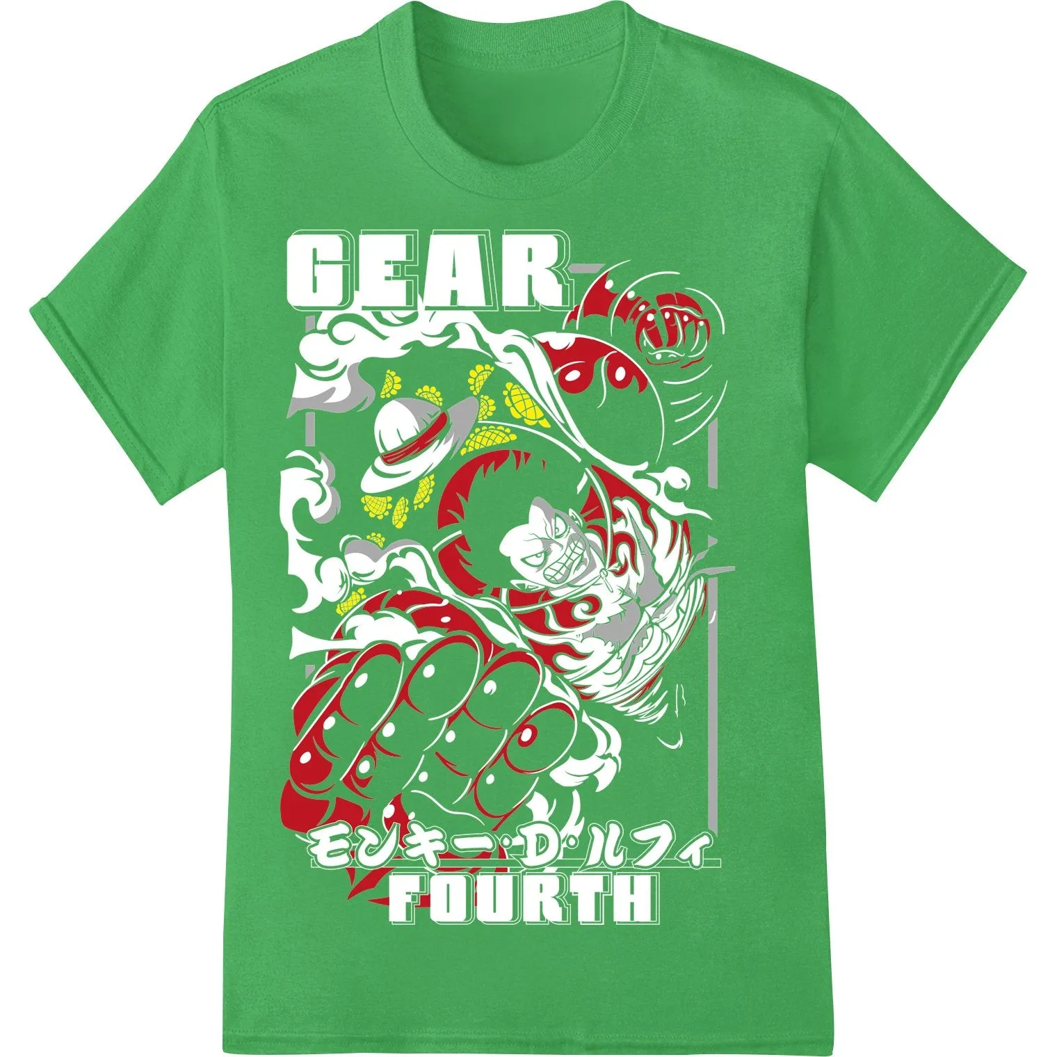 Abstract Santa Face - Festive Holiday DTF Print Design