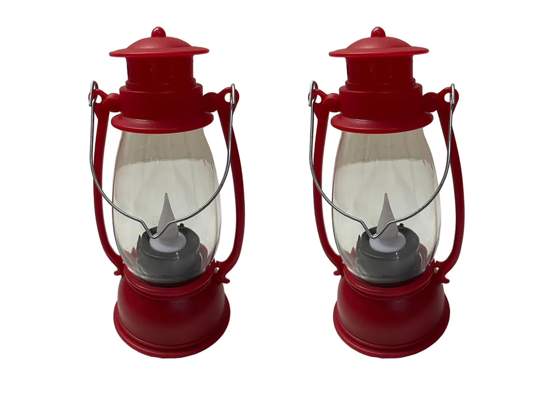 Amazing Solution LED Candle Tea Light | LED Candle Light for Party | Christmas Style LED Candle Light - (Color May varry from Red, White, Black Pack of 2) (Medium, 2)