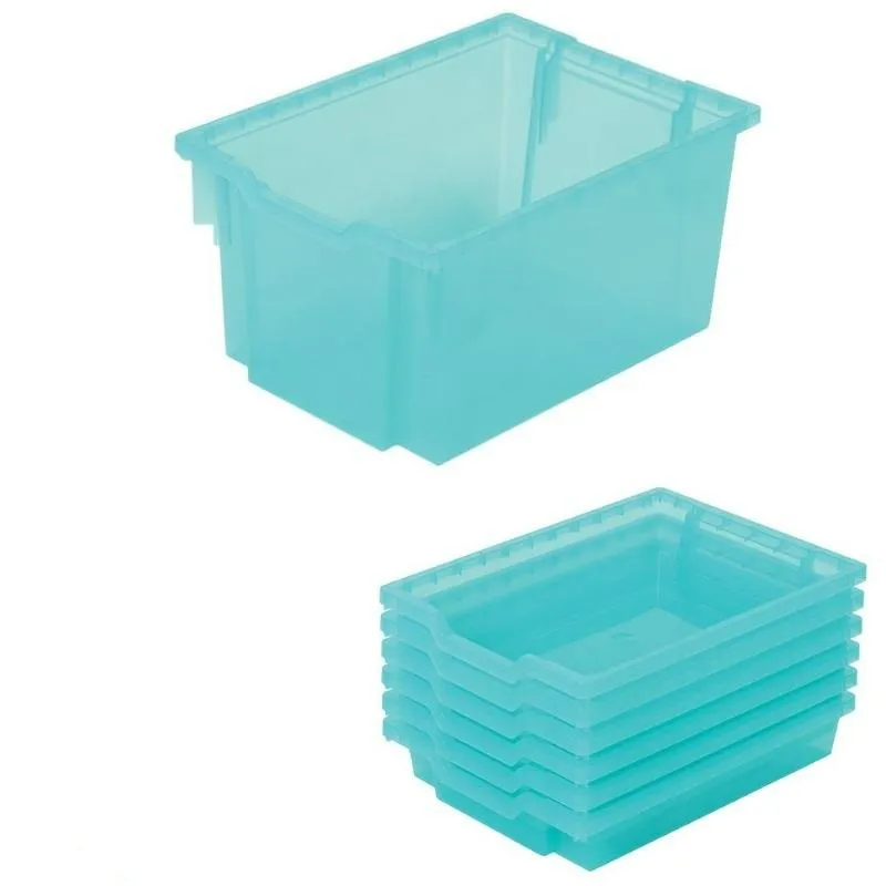 Antimicrobial Trays F25 Extra Deep Gratnell's Plastic Storage Trays - H225 x W312 x L427mm