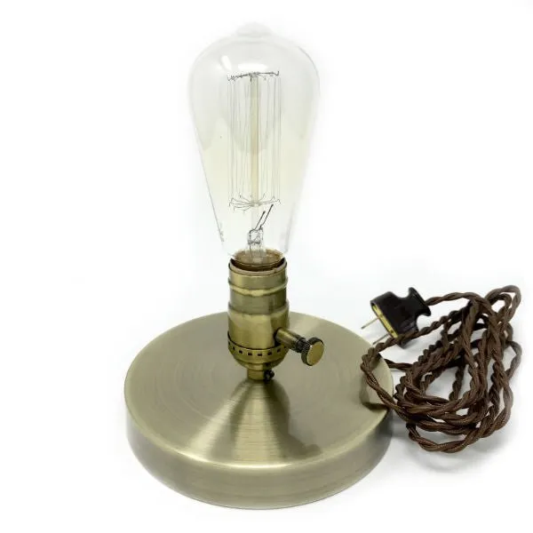 Antique Brass Finish Table Lamp