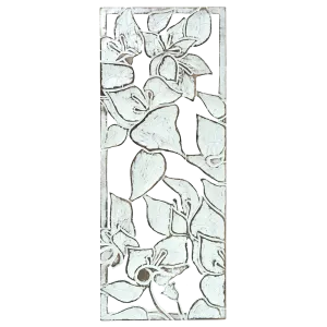 Aqua Bougainvillea Wall Art
