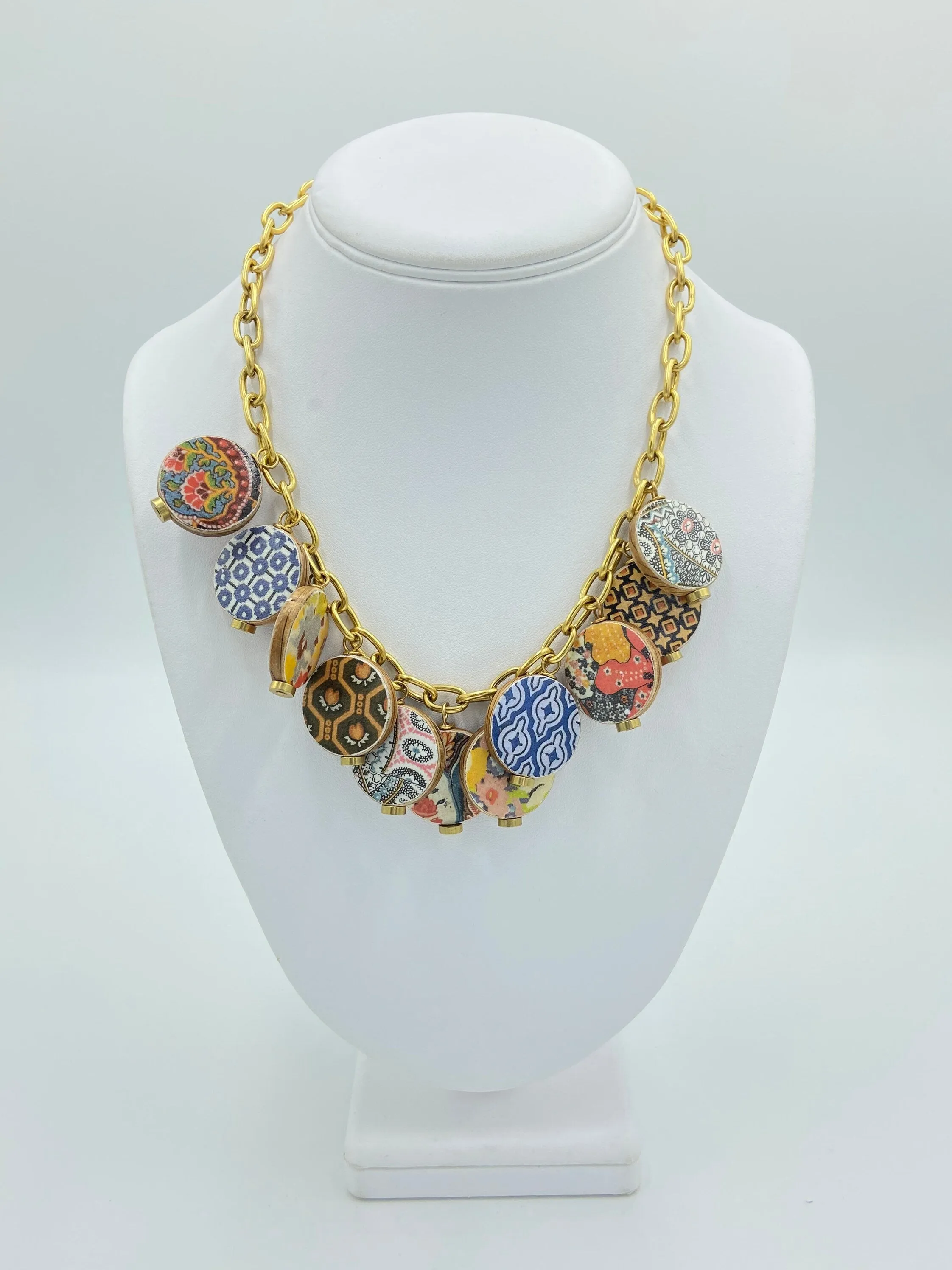 Art Deco Charm Necklace