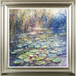 Artko 96cm 'Lily Pond' Framed Print by Mariusz Kaldowski