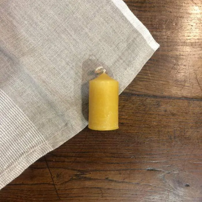 Beeswax Cafe Candle Natural Mini
