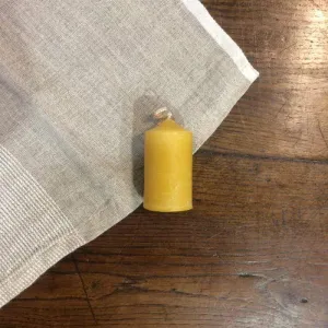 Beeswax Cafe Candle Natural Mini