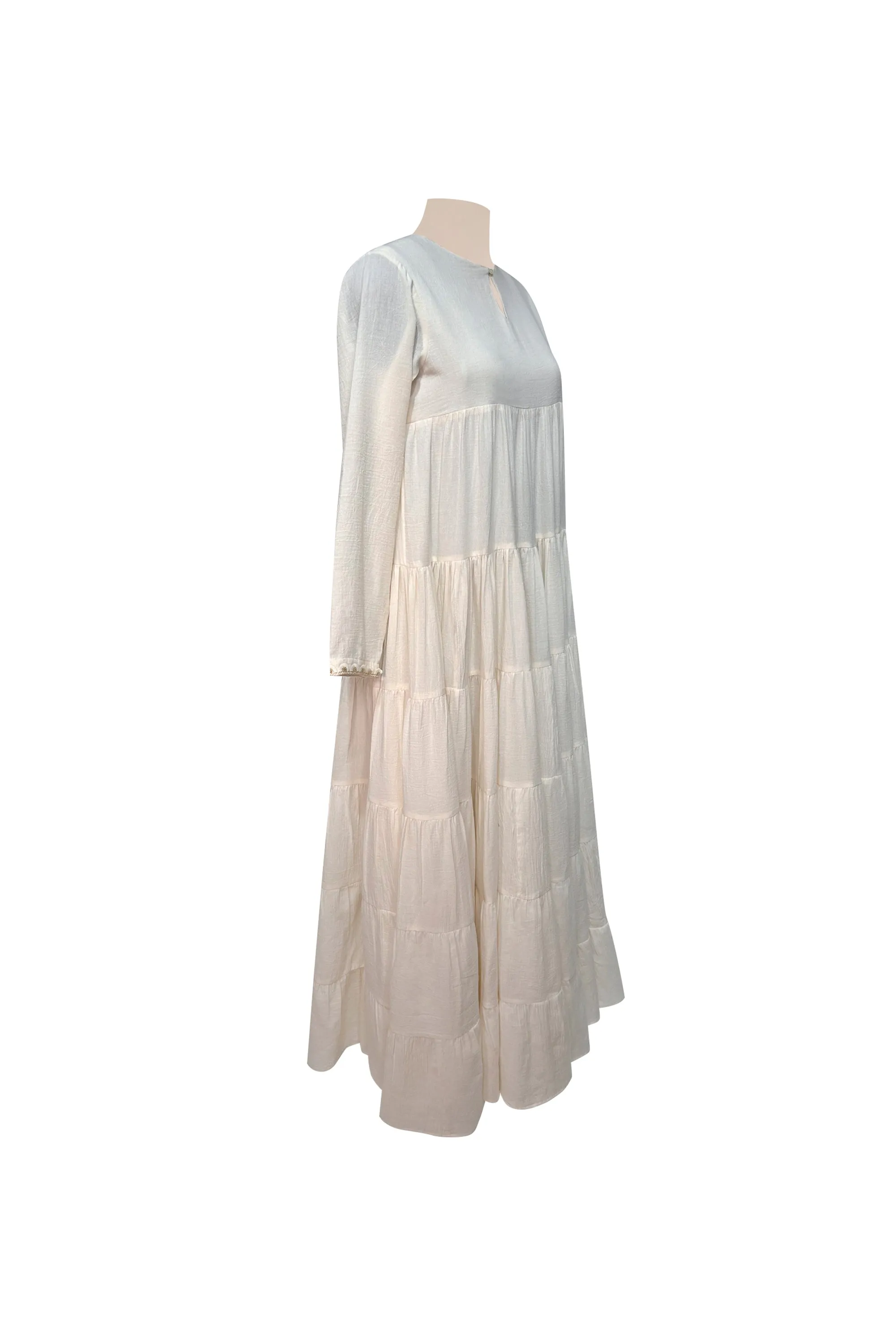 Black Velvet Gota Cape with Full Sleeves Jalabiya For Women