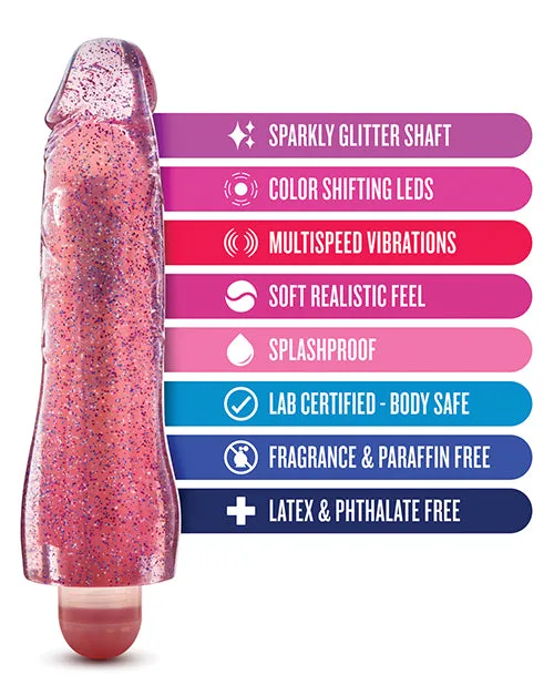 Blush Glow Dicks Glitter Vibrator - Molly