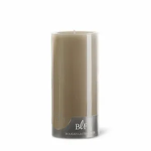 bougies la francaise | pillar candle | taupe - DC
