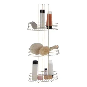 Dara 3 Tier Gold Plated Storage Rack