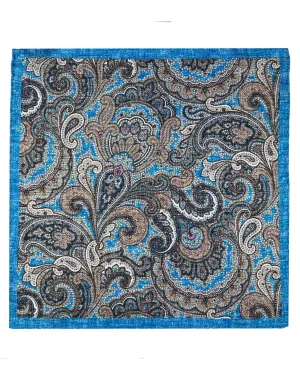 DÉCLIC Arten Paisley Hanky - Aqua