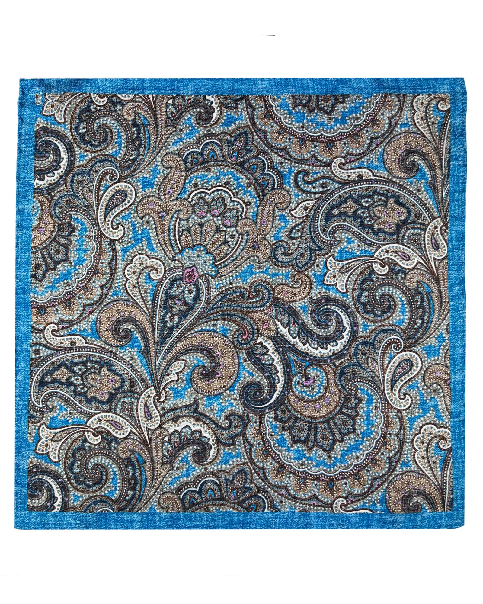 DÉCLIC Arten Paisley Hanky - Aqua