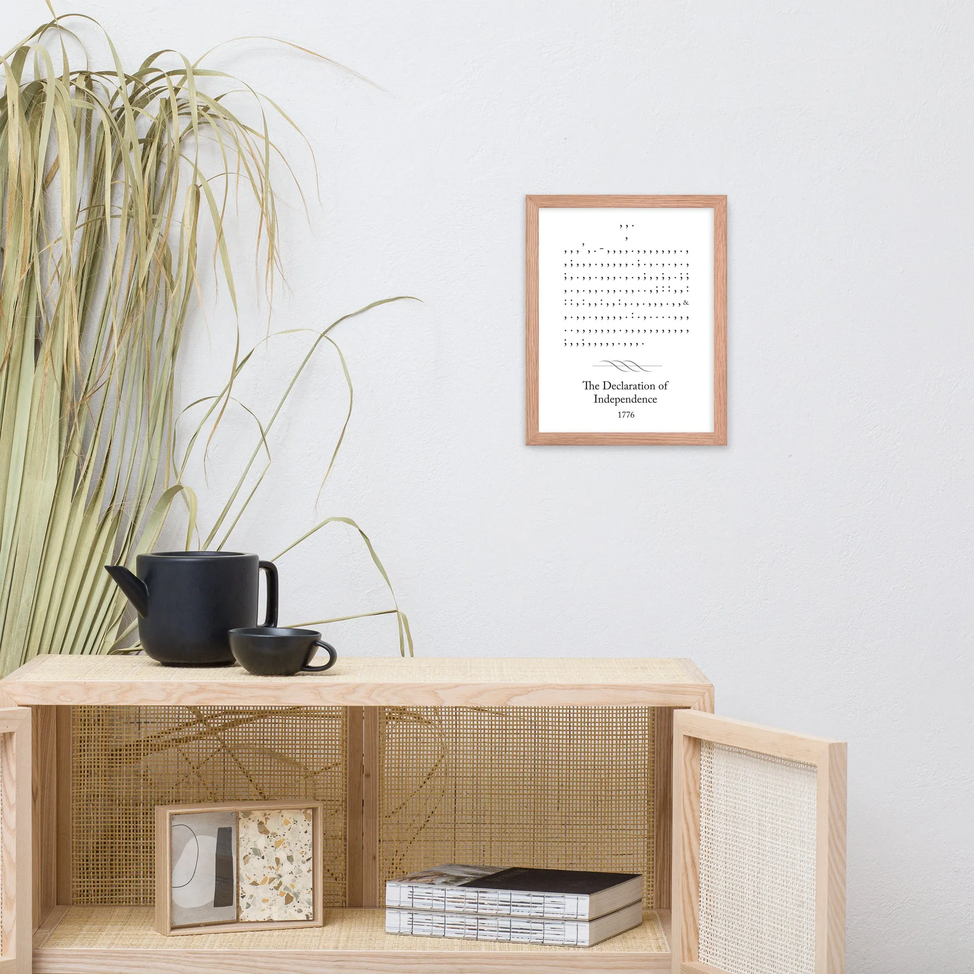 Declaration of Independence - 11 x 14 Framed Poster