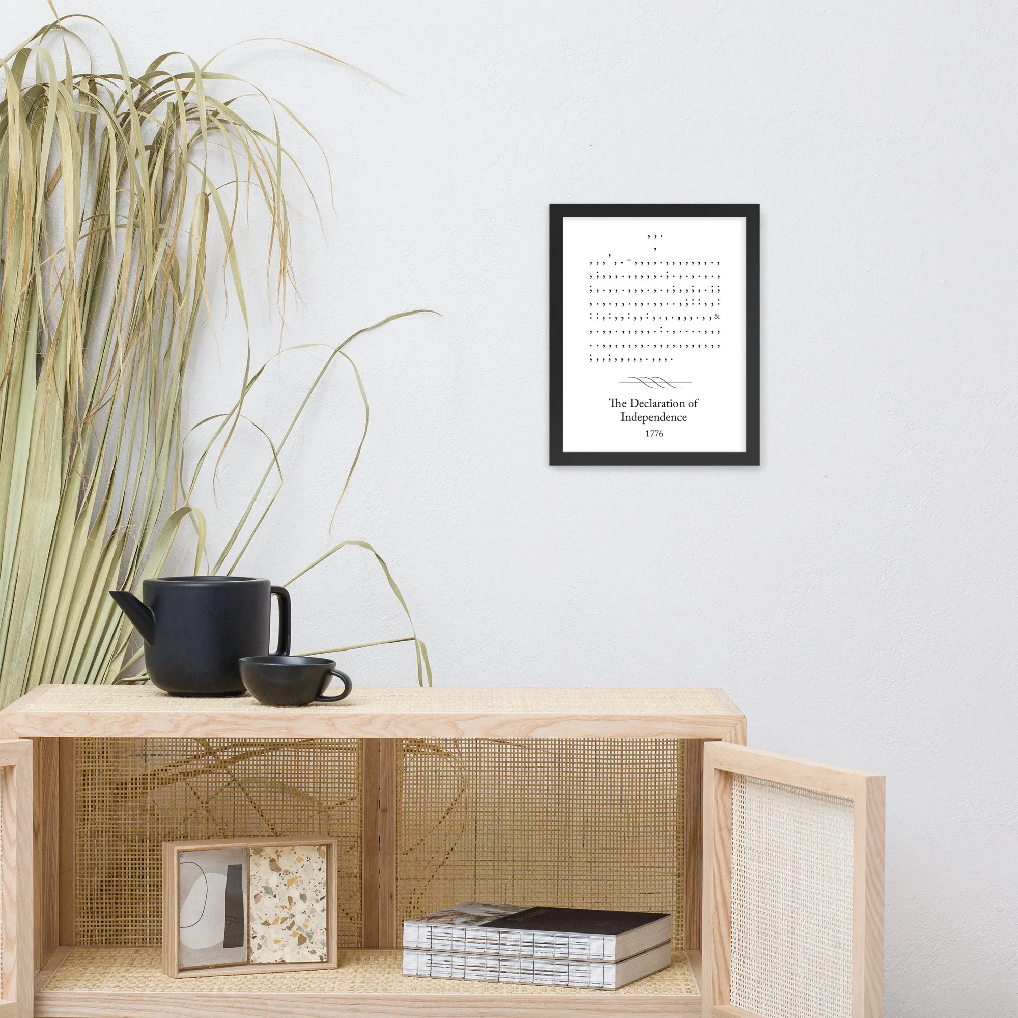Declaration of Independence - 11 x 14 Framed Poster