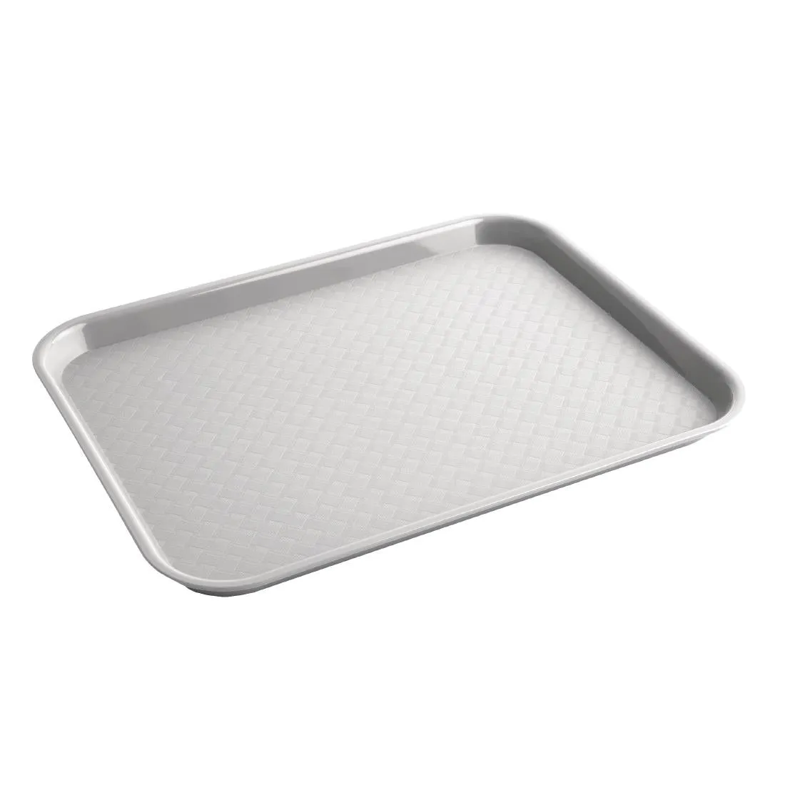 DP217 Kristallon Polypropylene Fast Food Tray Grey Small 345mm