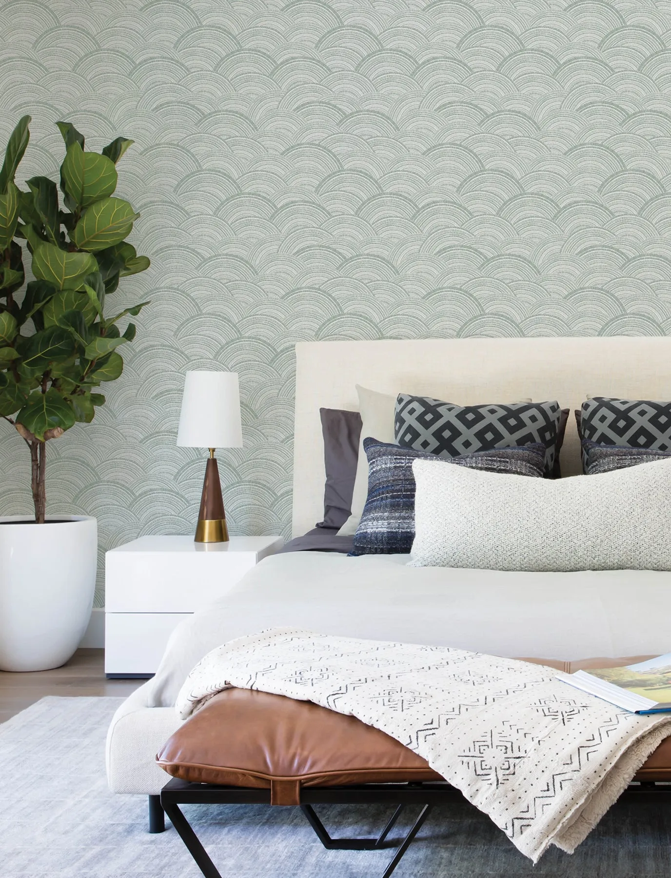 Encircle Geometric Wallpaper