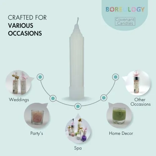European Pillar Candle (White)