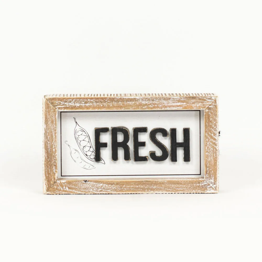 Fresh Coffee Reversible Sign