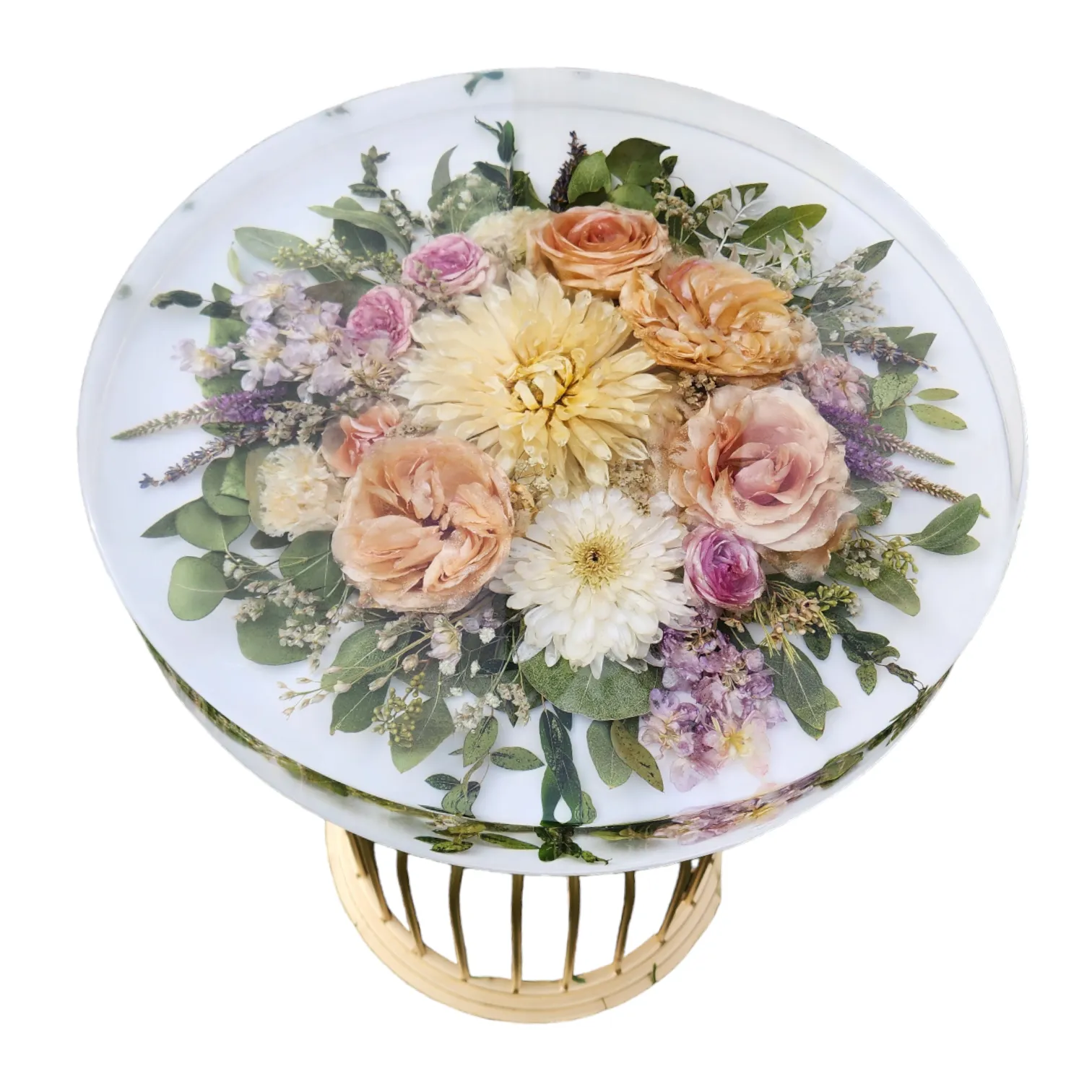 Garden Bouquet Birdcage Table