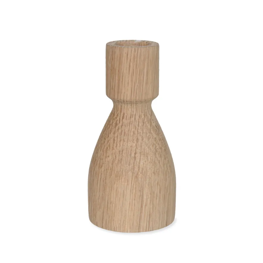 Garden Trading Hambledon Oak Candlesticks