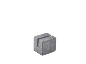 Genware MSH3G Grey Marble Sign Holder 3 x 2.5 x 2.5cm
