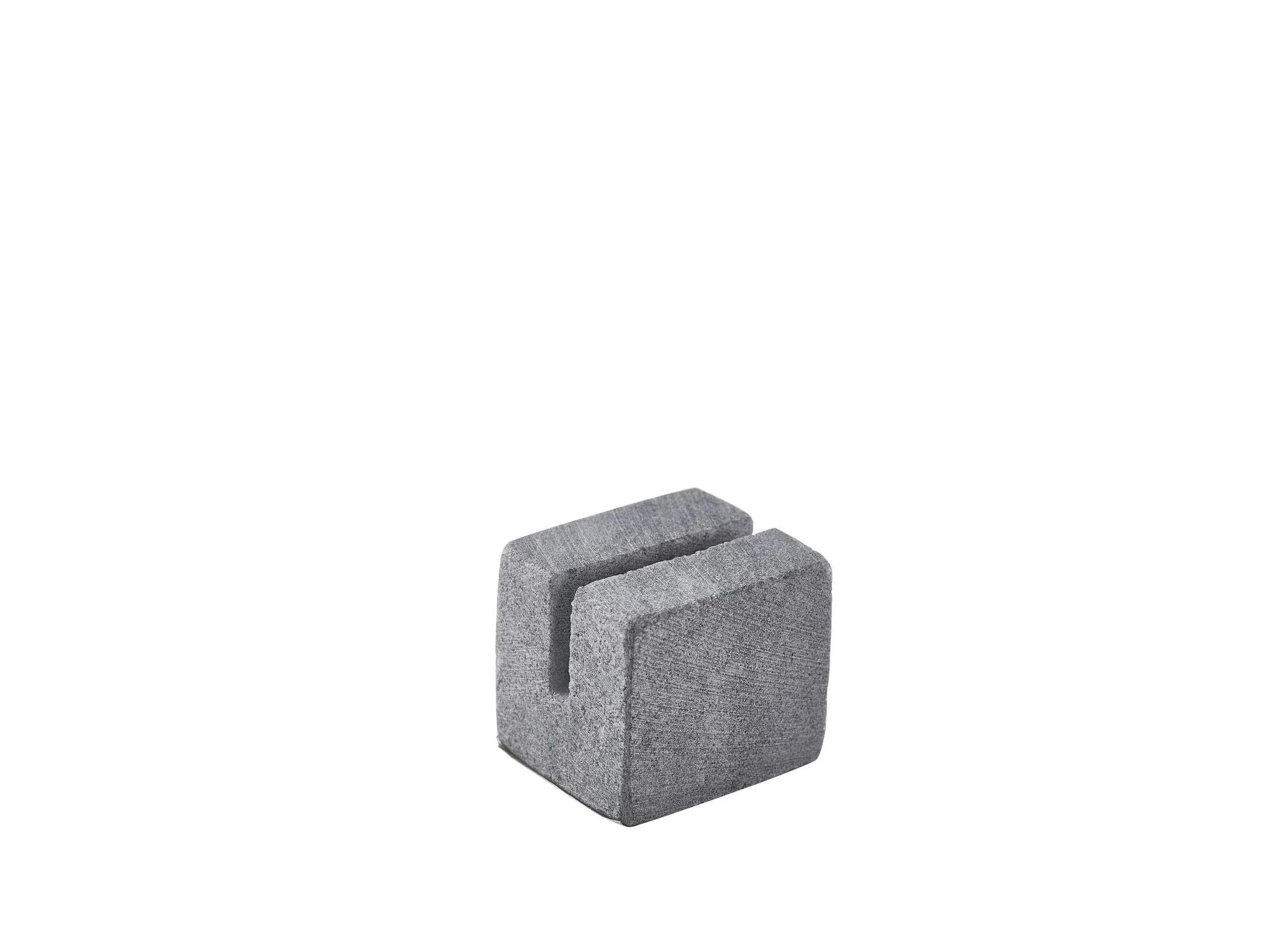 Genware MSH3G Grey Marble Sign Holder 3 x 2.5 x 2.5cm