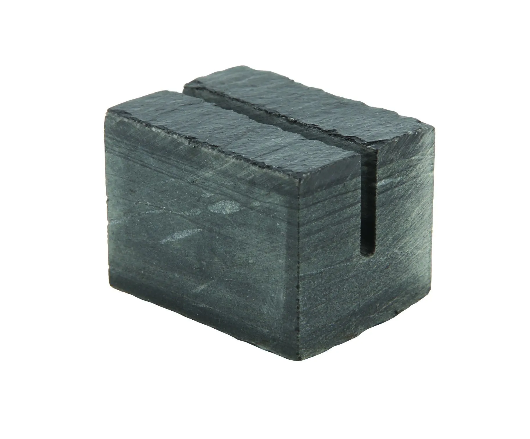 Genware SLT-CUBE Slate Cube Mini Sign Holder 3 x 2.5cm
