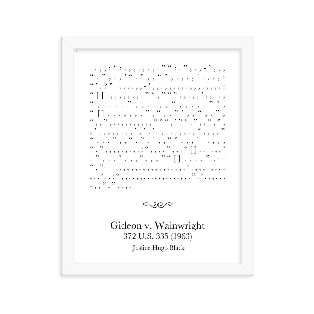 Gideon - 11 x 14 Framed Poster