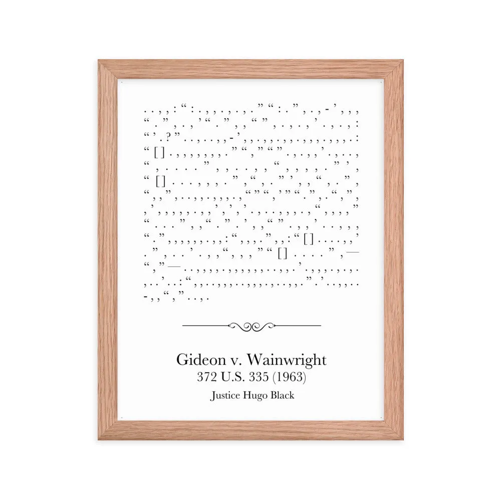 Gideon - 11 x 14 Framed Poster