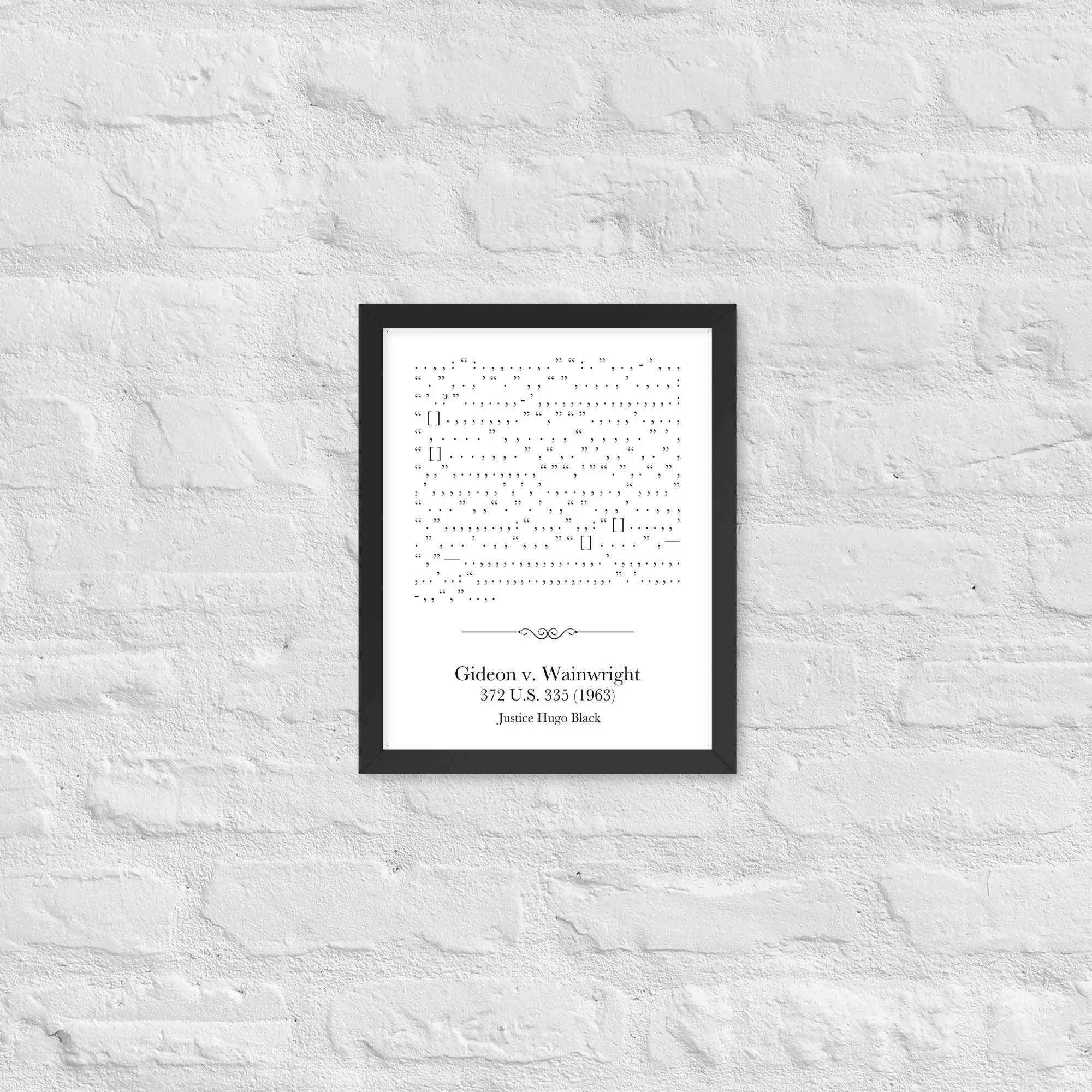 Gideon - 11 x 14 Framed Poster