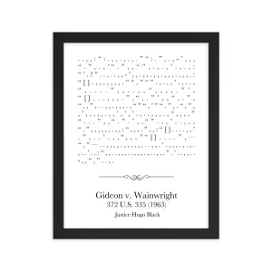 Gideon - 11 x 14 Framed Poster