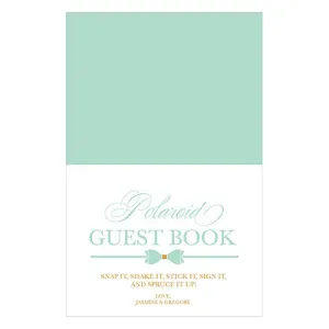 Glitz and Glam Folded Table Sign Daiquiri Green