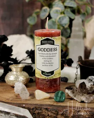 Goddess Affirmation Candle