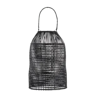 Hazel lantern H45 cm. black