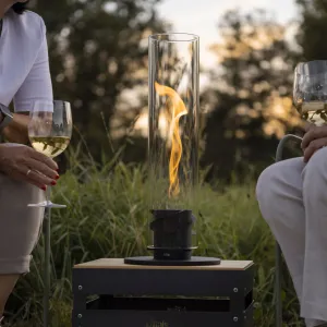 Höfats SPIN 120 Table-Top Fire in Black