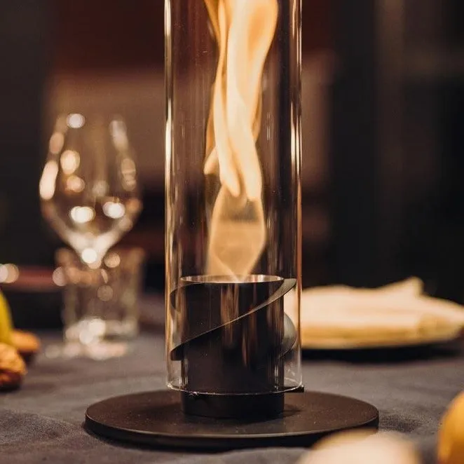 Höfats SPIN 120 Table-Top Fire in Black