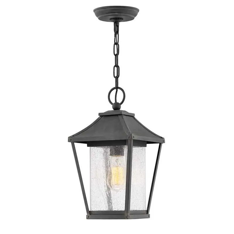 Hinkley 1212MB Outdoor Palmer Museum Black Hanging Light