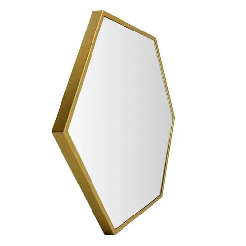 Home Centre SS24 Corsica Set of 7 Geometric Shaped Mirror 22.9X20CM GLD