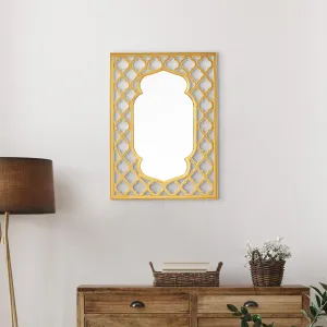 Home Centre SS24 Rectangular Mirror with Side ART-1B-65X48CM-GLD