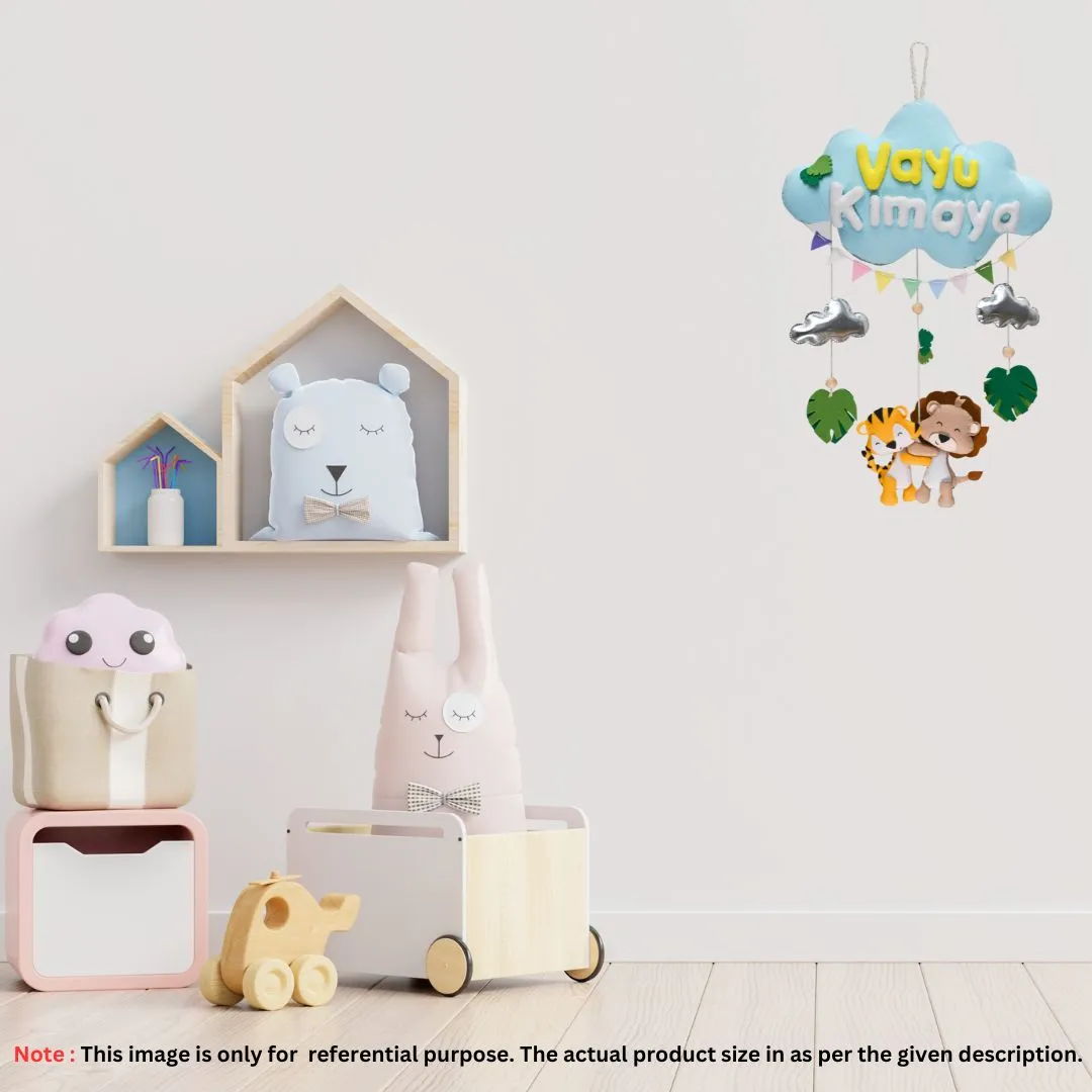 Junior Zooloo Safari Personalised Cloud Hanging