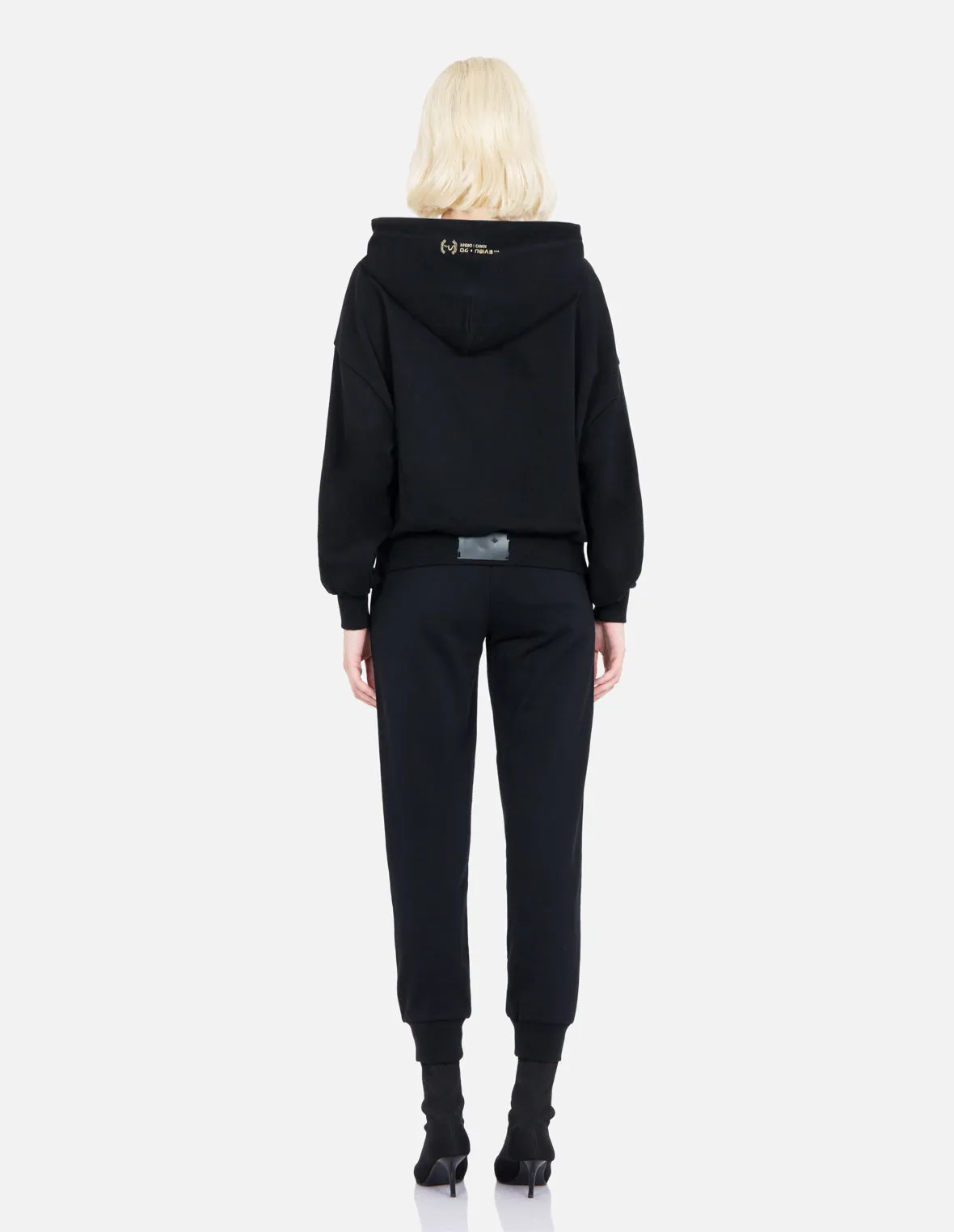 Kamon and Logo Print Sweatpants