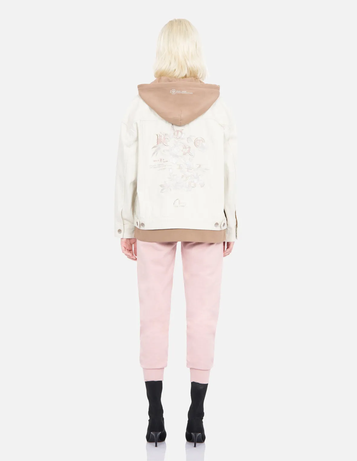 Kamon and Logo Print Sweatpants