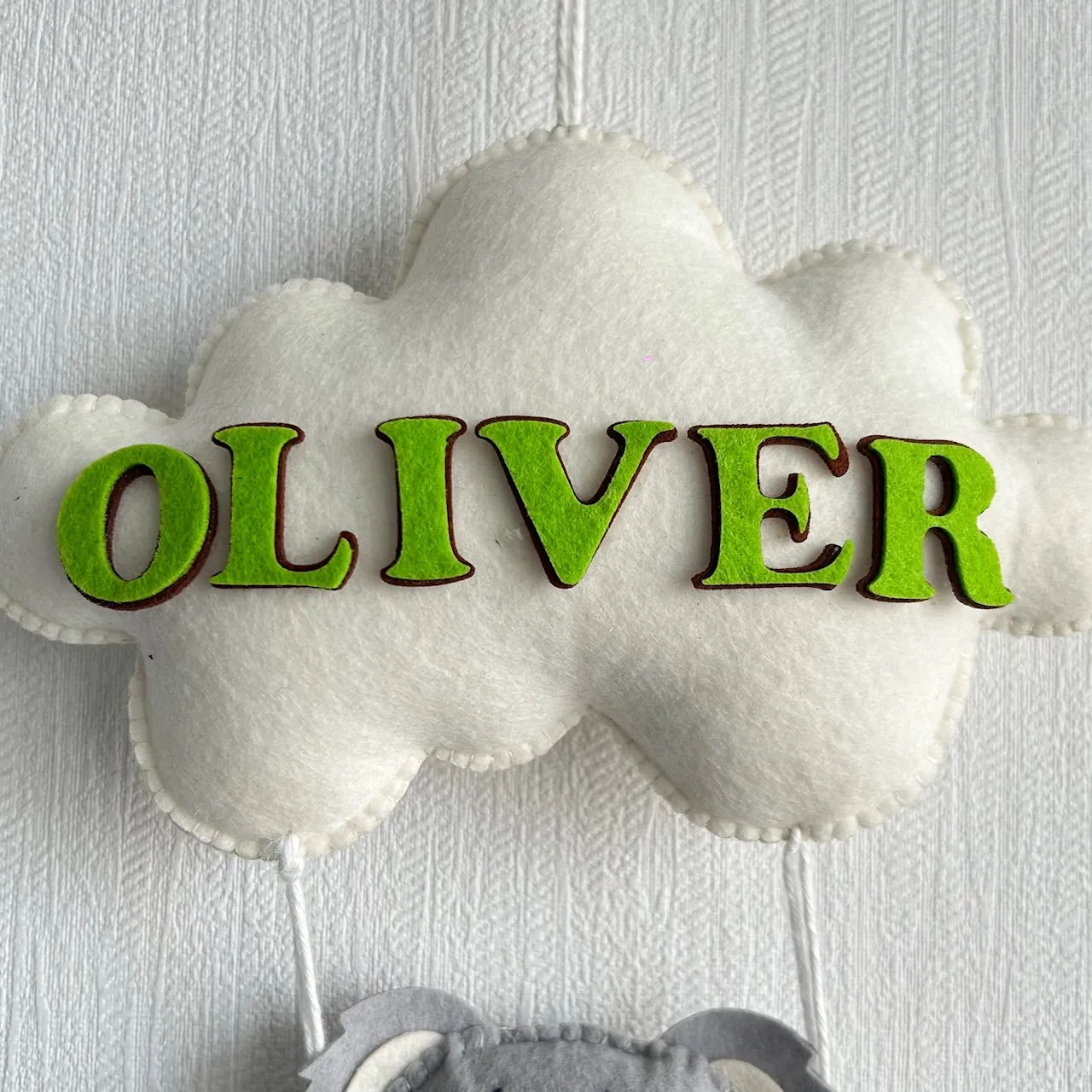 Koala's Cling Name Hanging