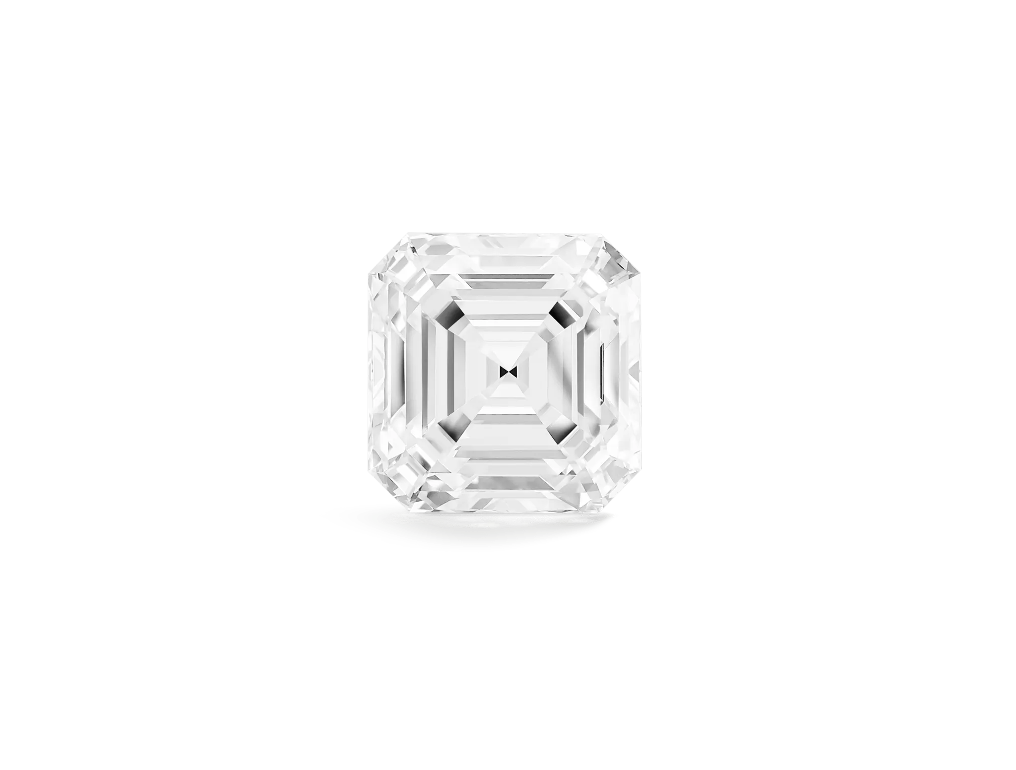 Lab-Grown Loose 2¾ct. Asscher Cut Diamond | White